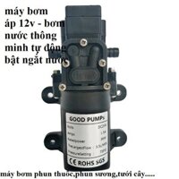 máy bơm nước 12V - máy bơm áp phun sương