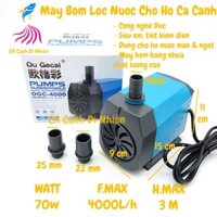 Máy bơm nước 70W OGC-4000 lọc nước cho hồ cá cảnh