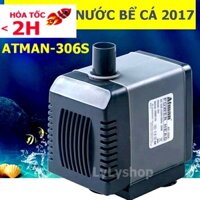 Máy bơm nước bể cá, hồ cá, đài phun nước ATMAN AT-306S tiết kiệm điện ( Đen)