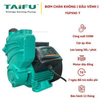 Máy bơm nước chân không tự mồi 550W ( 0.75HP) cánh đồng TAIFU TGP550-T - Bảo hành 1 năm ( Cam kết hàng chính hãng )