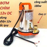 Máy Bơm Nước chìm 12V công xuất 180W - máy bơm tõm 12v