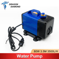 Máy bơm nước chìm 80W 3.5M 3500L / H IPX8 220V Động cơ trục chính Công cụ đa chức năng Làm mát cho máy khắc Laser CNC CO2