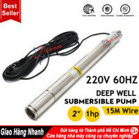 Máy bơm nước chìm COOFARI 2 inch (50mm) 0.5 HP 1 HP giếng khoan sâu 220V 60HZ 180ft 8GPM