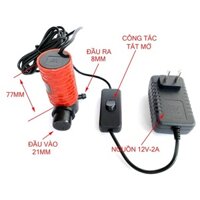 Máy bơm nước chìm mini 12v - 2a dùng cho máy cắt rãnh tường, bể cá