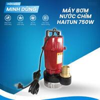 Máy Bơm Nước Chìm/Bơm Tõm HAITUN 750W, Máy Bơm Nước Thải, Ao Cá, Dây Đồng 100% Đầu Ra F50, Bảo Hành 6 Tháng