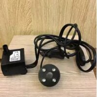 Máy Bơm Nước Chìm,Hồ Cá Hòn Non, Bộ Thác Nước có 4 đèn led đổi màu