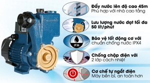 Máy bơm nước đẩy cao Panasonic GP-250JXK-NV5