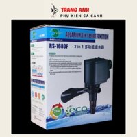 Máy bơm nước hồ cá 3 chức năng RS 1680F - Máy bơm lọc nước bể cá cảnh công suất 25W, máy khỏe, hàng chính hãng