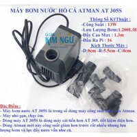 Máy Bơm Nước Hồ Cá ATMAN AT 305S (13W-1200L/H-1.3M)