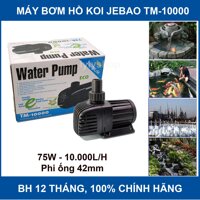 Máy bơm nước hồ cá Koi Jebao TM-10000 ( 75W 10000L/H) công suất mạnh siêu bền - Bảo hành bởi LYLYSHOP ( Đen)