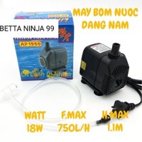Máy Bơm Nước Hồ Cá LifeTech AP 1550 công suất 18W dùng cho hồ cá cảnh, hòn non bộ