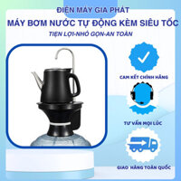 Máy Bơm Nước Lên Tự Động Kèm Ấm Siêu Tốc Thông Minh Cao Cấp, Ấm Đun Nước Công Suất 1350W. Nước Sôi Nhanh Chóng