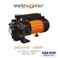 Máy bơm nước ly tâm 2 tầng cánh WINGAR 2WCm150 - 1500W - máy bơm tăng áp nhà cao tầng, máy bơm nước nông nghiệp