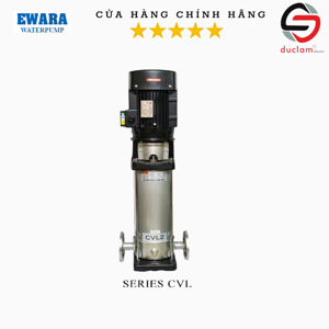 Máy bơm nước ly tâm EWARA CVL 2-11 - trục đứng, 1.5HP