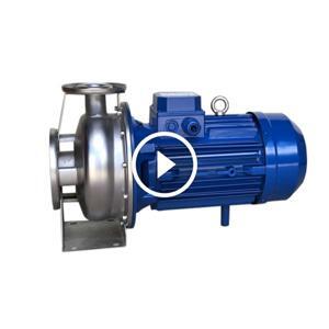 Máy bơm nước ly tâm trục ngang đầu inox Ebara 3M 50-200/15 20HP