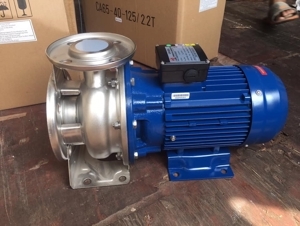 Máy bơm nước ly tâm trục ngang đầu inox Ebara 3M 65-125/5.5 7.5HP