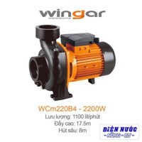 Máy bơm nước ly tâm WINGAR WCm220B4 - 2200W máy bơm nước nông nghiệp, công nghiệp, hút nước lưu lượng lớn