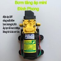 máy bơm nước mini 12v áp lực cao - (bơm tăng áp Đỉnh Phong 12v)