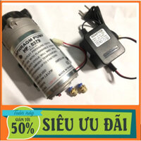 Máy bơm nước mini 24V có thể dùng bơm phun sương áp lực kèm nguồn 24V