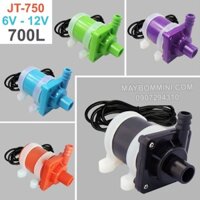Máy bơm nước mini 6V 12V 700L JT750