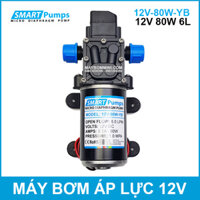 Máy bơm nước mini áp lực 12V 80W 6L Smartpumps