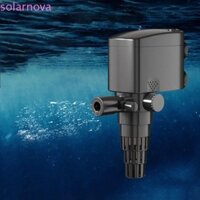 Máy bơm nước Mini SOLARNOVA, có cốc hút Máy bơm sục khí bằng nhựa, Máy bơm lọc bể cá lưu thông nước nghiêng di động 3 trong 1 cho bể cá gia đình