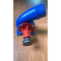 Máy bơm nước phi 110 thân nhôm để liền lại puly