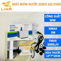 Máy Bơm Nước Sobo AQ5500 (60W-3000L/H-3M) - Máy Bơm Chìm Cho Bể Cá