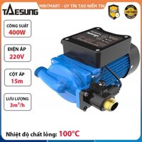 Máy bơm nước tăng áp điện tử TAESUNG 25-TS (400W), chạy êm re, chuyên dùng cho nhà tắm, máy giặt,...