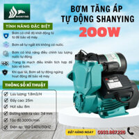 Máy bơm nước tăng áp điện tử tự động SHANYING 200w-300w-400w mô tơ lõi đồng 100%