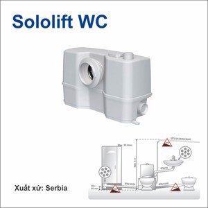 Máy bơm nước thải cắt rác Grundfos Sololift WC