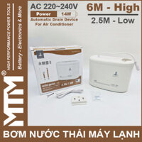 Máy bơm nước thải máy lạnh Kingpump 220V 14W 2.5M 6M