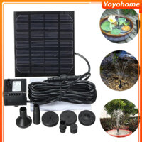Máy Bơm Nước Thông Minh 7V 1.5W Đài Phun Nước Năng Lượng Mặt Trời Dùng Trong Vườn Cây Nổi Đài Phun Nước