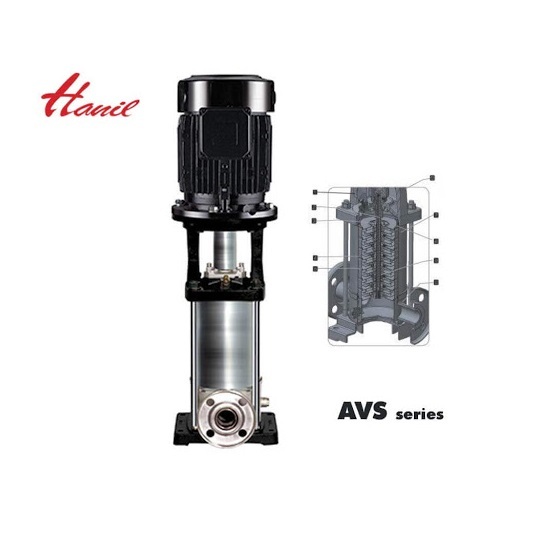Máy bơm nước trục đứng Hanil AVS 20601 - 1.1KW
