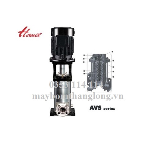 Máy bơm nước trục đứng Hanil AVS 20601 - 1.1KW