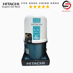 Máy bơm nước tự động tròn Hitachi WT-P300GX2-SPV (MÀU: MGN)