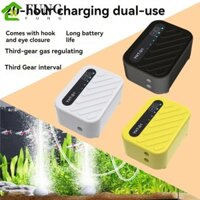 Máy bơm oxy bể cá FUNG, Máy bơm oxy bể cá Mini có thể sạc lại USB, Phụ kiện bể cá Siêu im lặng Di động Máy tạo oxy câu cá siêu im lặng Hộ gia đình