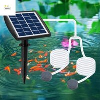 Máy bơm oxy năng lượng mặt trời HOBBYHAVEN, Máy tạo oxy bể cá bằng pin Lithium 3W 2600mAh, Bộ lưu trữ điện Tích hợp hiệu quả cao Tiếng ồn thấp Máy bơm oxy bể cá bền trong vườn