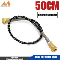 Máy Bơm PCP 20CM 50CM 100CM Ống Áp Lực Cao Với M10x1 Ổ Cắm Nhanh Cho Nạp Không Khí Phụ Kiện Khớp Nối