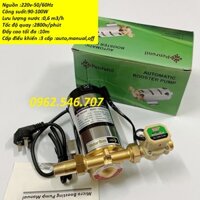 Máy bơm tăng áp đóng ngắt tự động khi sử dụng,tăng áp cho máy giặt,sen vòi,bình nóng lạnh, máy bơm tăng áp mini 220v