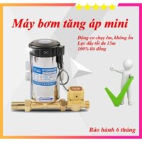 Máy Bơm Tăng Áp Mini Cho Thiết Bị Vệ Sinh, Bình Nóng Lạnh, Máy Giặt - Chạy Êm Không Tiếng Ồn