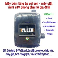 Máy bơm tăng áp vòi sen - máy giặt mini 24V phòng tắm hộ gia đình