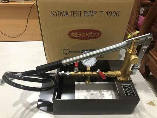 Máy bơm thử áp lực nước đường ống Kyowa T-100K, 100kgf