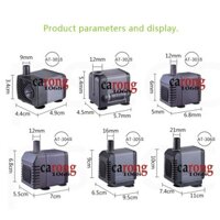 Máy bơm tiểu cảnh sân vườn Atman AT-301S, AT-302S, AT-303S 6W, Atman AT-304S 8W, Atman AT-305S 13W, Atman AT-306S 27W