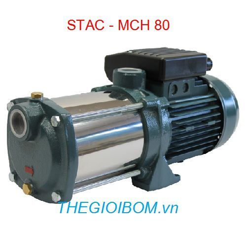 Máy bơm trục ngang đa cấp Stac MCH/80 - 600W