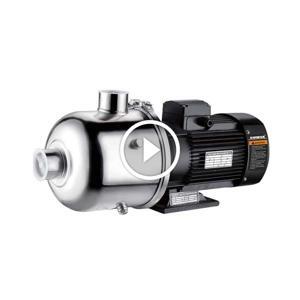 Máy bơm trục ngang đa tầng cánh đầu inox Shimge BW8-4 1.5Kw