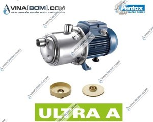 Máy bơm trục ngang đa tầng cánh Pentax inox U5A-150/5T 1.5HP