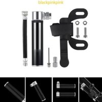 Máy bơm xe đạp Mini màu đen phù hợp với Presta Schrader 120PSI Bao gồm bộ dụng cụ gắn nhẹ