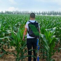 Máy bón phân dạng gậy inox TMP-04A, Dụng cụ bón phân đeo vai lưng dạng Túi balo vải