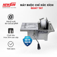 Máy buộc chỉ xúc xích quay tay Việt Nam năng suất buộc 80-120 cái/phút (Gía bán chưa bao gồm phí Newsun vận chuyển)